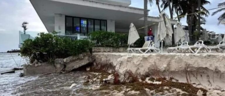 Ambientalistas exigen retiro de geo-tubos en Hotel Hyatt