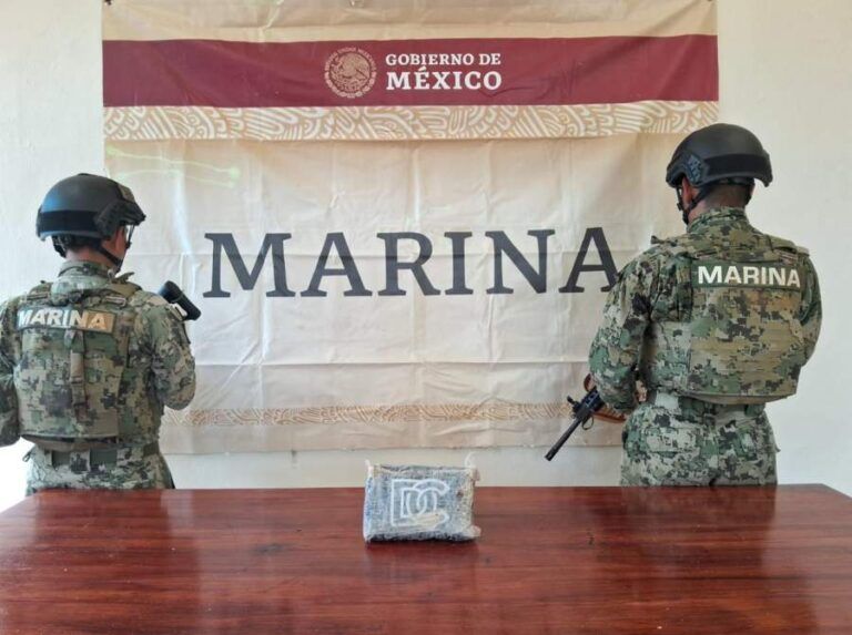 Recala paquete con droga en las inmediaciones de la Playa Kantenah, en Solidaridad