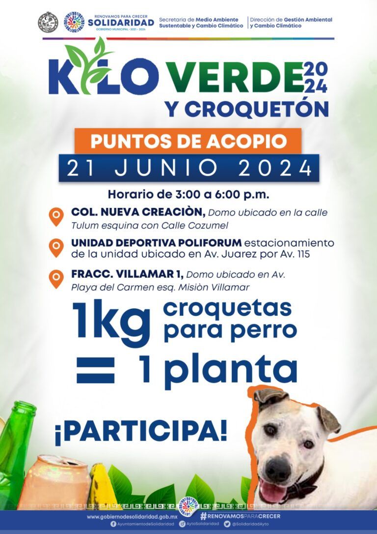 Kilo Verde y Croquetón se realizará el 21 de junio en tres sitios