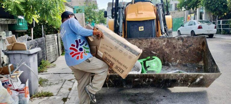 Solidaridad continúa su programa de descacharrización