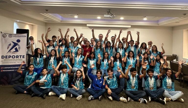 Gobierno Municipal de Solidaridad reconoce a sus medallistas de los Nacionales CONADE 2024