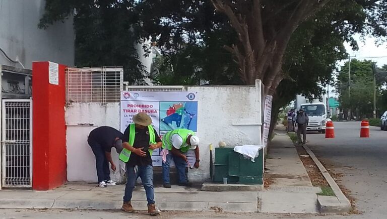 Inicia Siresol operativo en Cancún para multar a quienes arrojen basura en lugares prohibidos