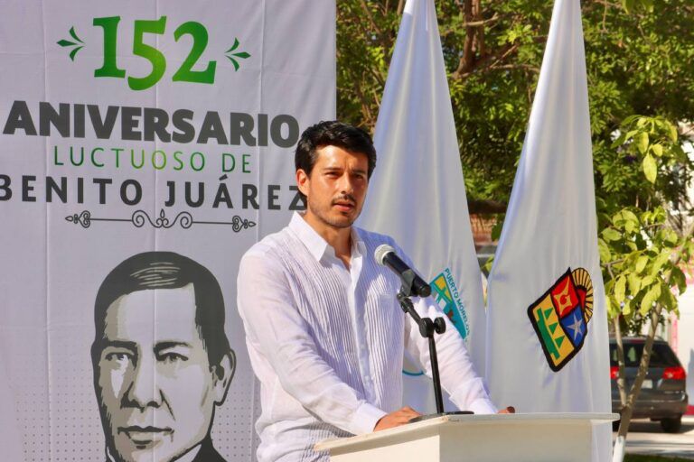 Bajo el legado de Benito Juárez, Puerto Morelos construye una sociedad más justa y equitativa