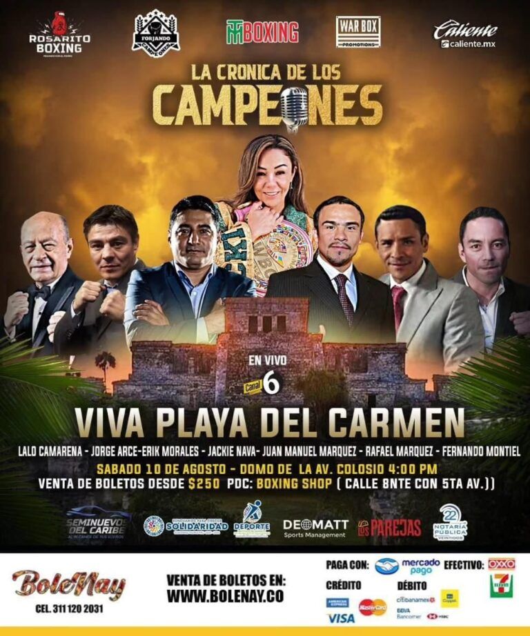 Playa del Carmen se prepara para gala boxística y de muay thai