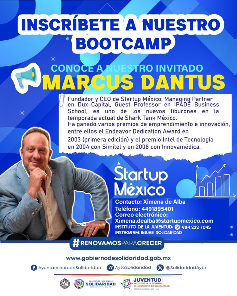 Llega Startup México a Solidaridad para jóvenes emprendedores