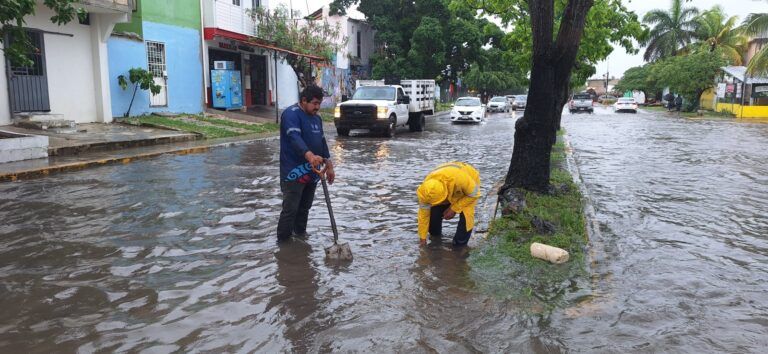 Servicios Públicos de Solidaridad realiza trabajos preventivos permanentes en lluvias