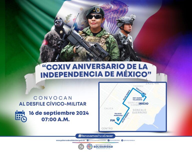 Solidaridad abre convocatoria para a participar en desfile del 16 de septiembre