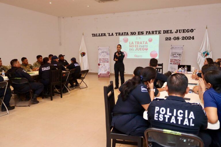 Imparten el taller “La trata no es parte del juego” a servidores públicos de Puerto Morelos