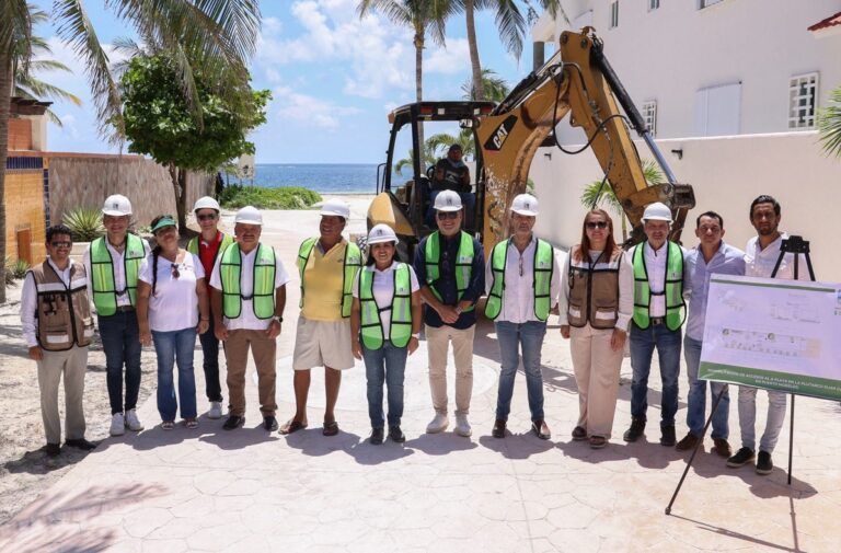 Cumple Blanca Merari compromisos con los portomorelenses, da banderazo para arranque de obras en el Casco Antiguo