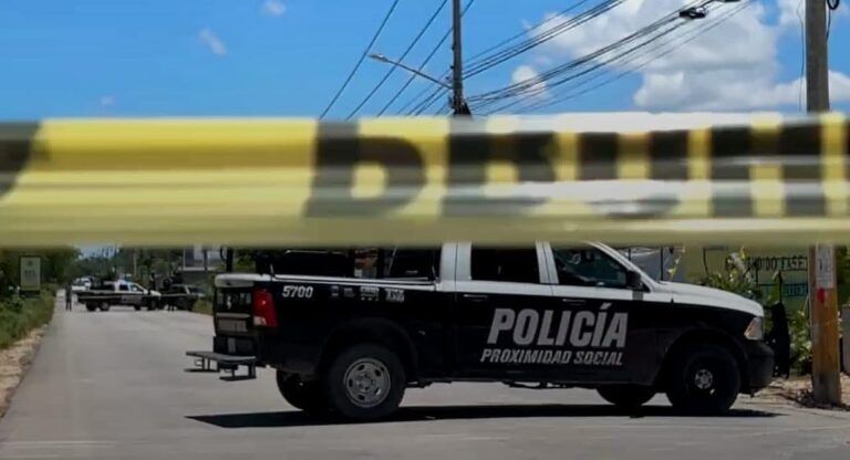Atacan a balazos y arrojan una granada a construcción en la zona del Polígono Sur de Cancún