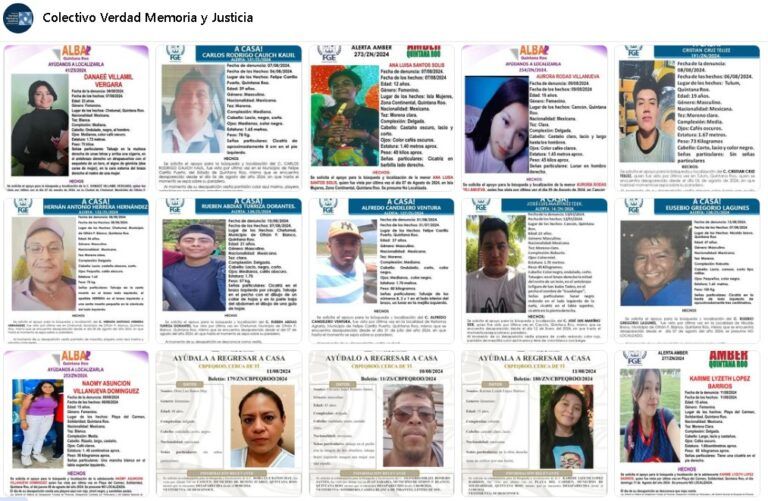 “Quintana Roo atraviesa por una crisis de desaparición e identificación”: Colectivo Verdad, Memoria y Justicia