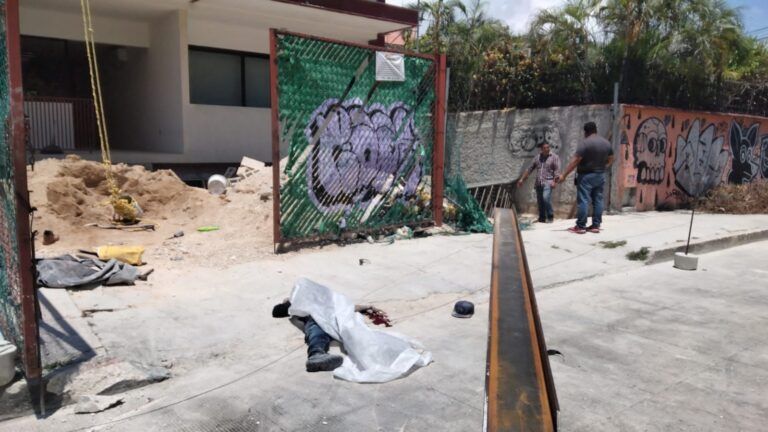 Trágico accidente laboral en Cancún