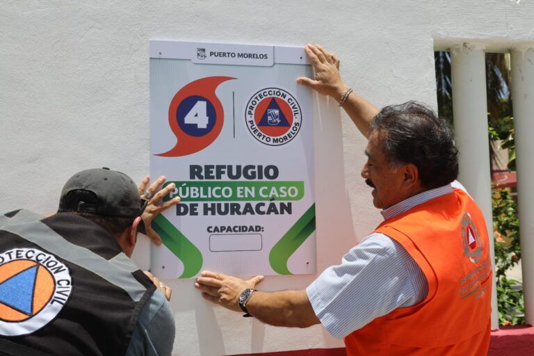 Todos somos Protección Civil en Puerto Morelos: Blanca Merari