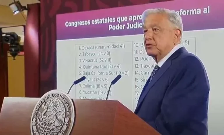 Congresos locales avalan la reforma judicial; AMLO confía en publicarla el 15 de septiembre