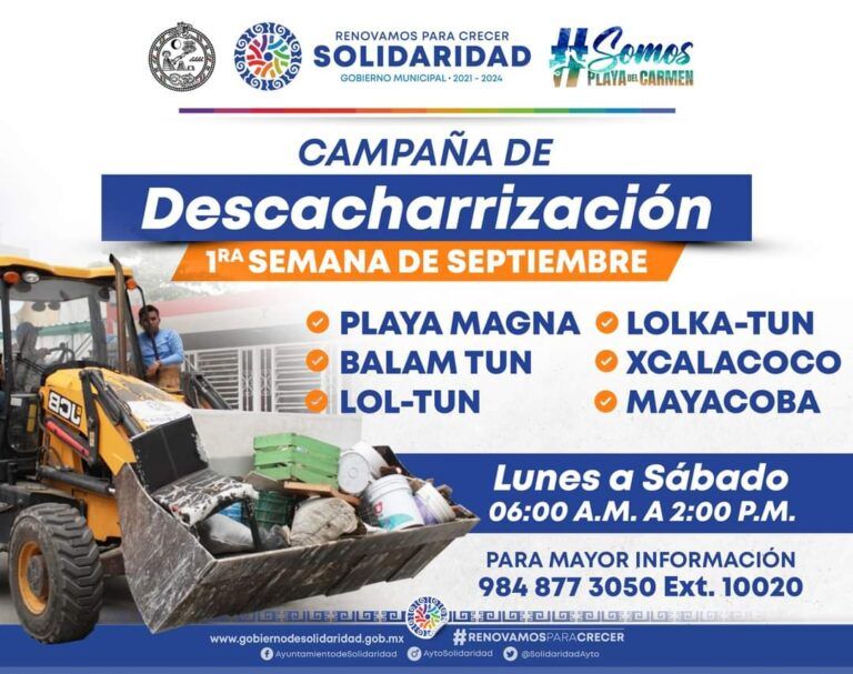 Solidaridad previene enfermedades con programa de descacharrización