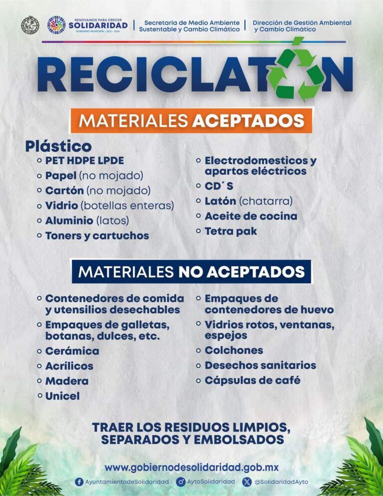Este viernes hay “Reciclatón” en Solidaridad