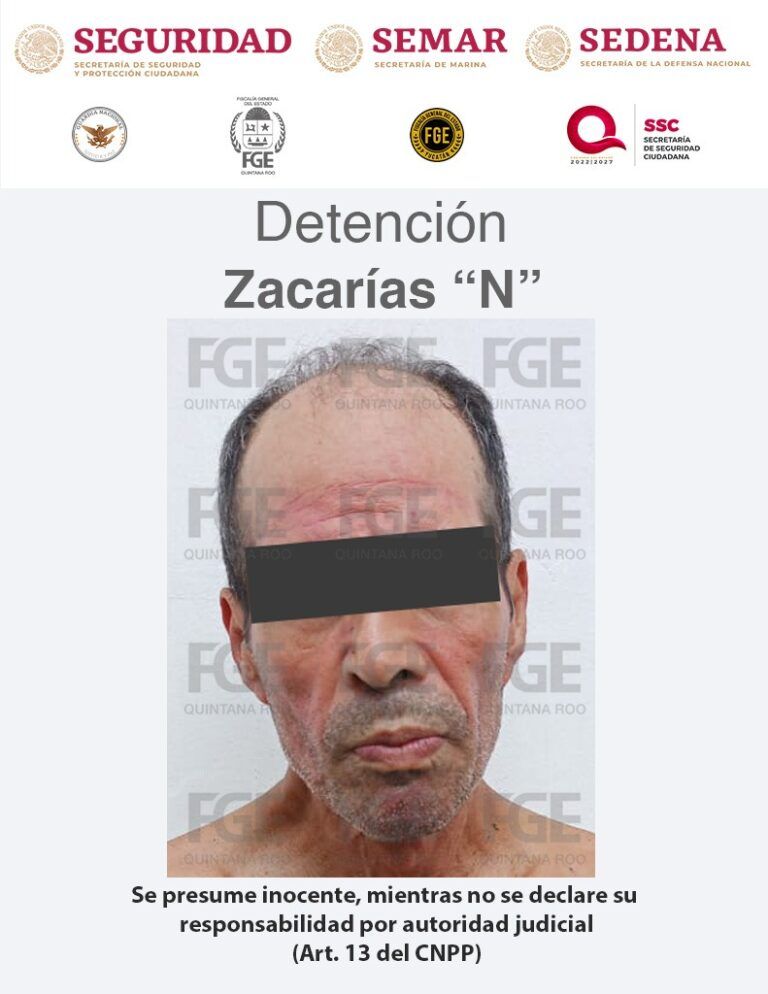 Arrestan al “Skiny”, sujeto vinculado a homicidios, extorsión y narcomenudeo en Cancún