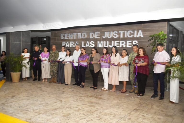 Mara Lezama y el Fiscal Raciel López Salazar, inauguran el Centro de Justicia para las Mujeres en Chetumal