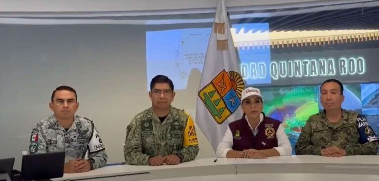 Saldo blanco por el paso del huracán Milton en Cancún