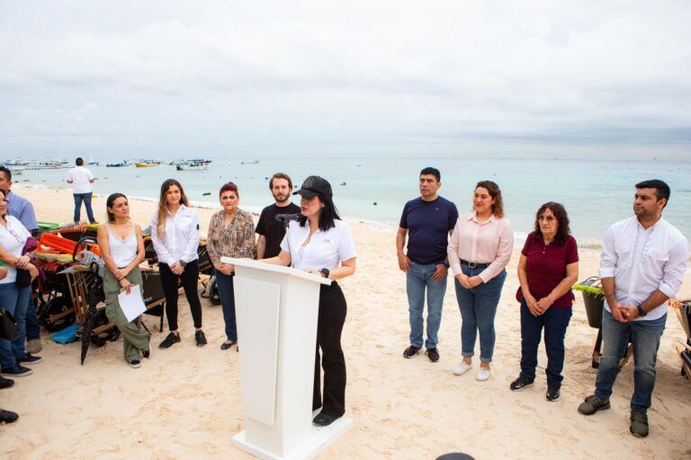 Cuidar y preservar nuestras playas para las familias y turistas, compromiso de todos: Estefanía Mercado