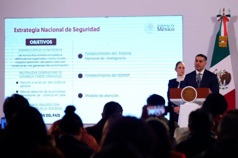 Presenta Claudia Sheinbaum Estrategia de Seguridad
