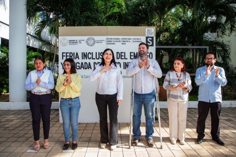 Estefanía Mercado abre la Feria Inclusiva del Empleo y Brigada de Salud Integral