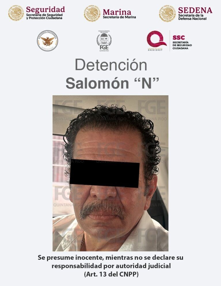Detienen a “Máfer”, dirigente interino del sindicato de taxistas de Cancún y a Óscar Solís