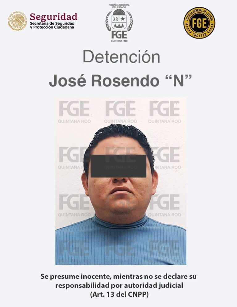 Capturan en Yucatán al quinto implicado en el homicidio del colaborador taxista de Cancún
