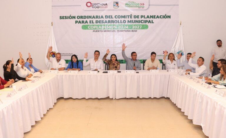 Cabildo de Puerto Morelos aprueba el Plan Municipal de Desarrollo 2024-2027