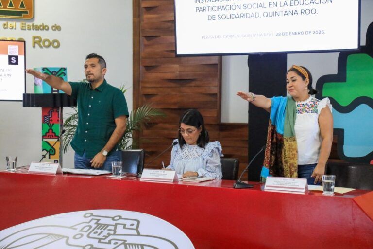 Instalan en Solidaridad el Consejo Municipal de Participación Social en la Educación