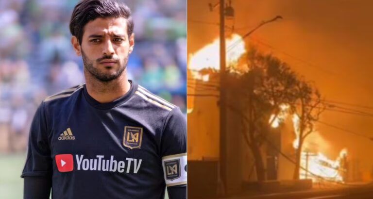 El futbolista Carlos Vela pierde su casa en Los Angeles, California