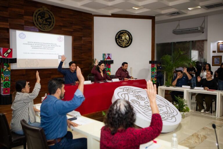 Aprueba Cabildo de Solidaridad proyecto de reformas al Poder Judicial de Quintana Roo