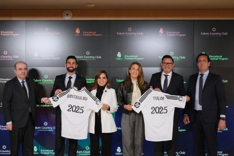 Grupo Piñero y Fundación Real Madrid firman convenio para fortalecer el tejido social en Quintana Roo