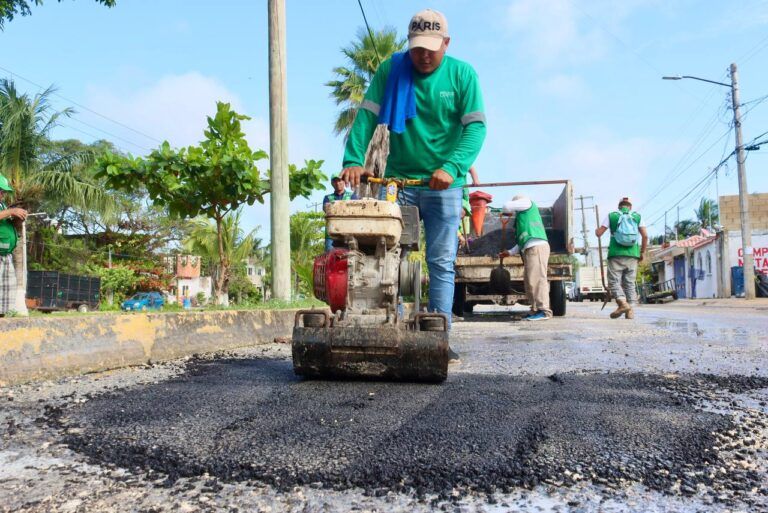 Servicios Públicos pone en marcha programa permanente de bacheo