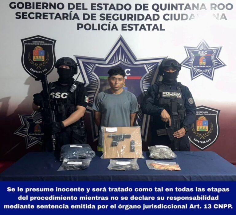Detiene la SSC a presunto responsable del homicidio de la menor de 11 años en Cancún