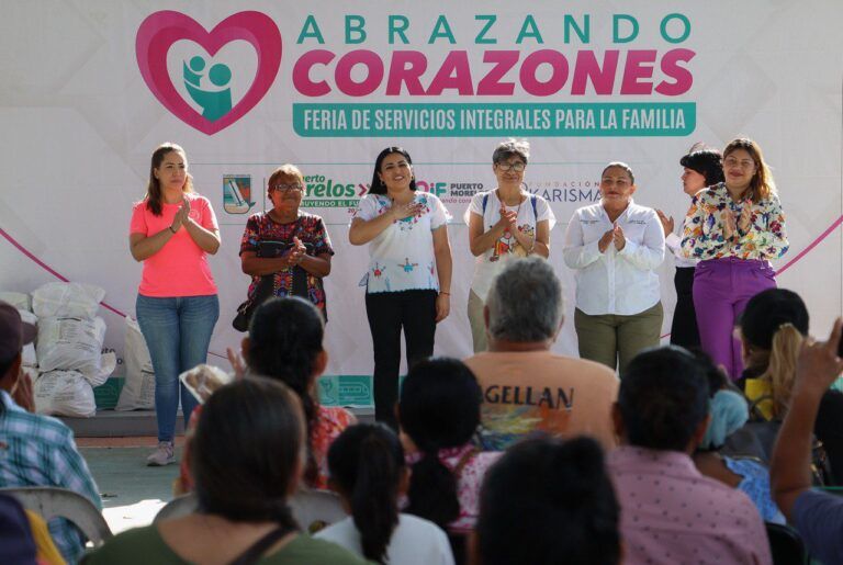 Blanca Merari pone en marcha la primera feria “Abrigando Corazones” del año en Puerto Morelos