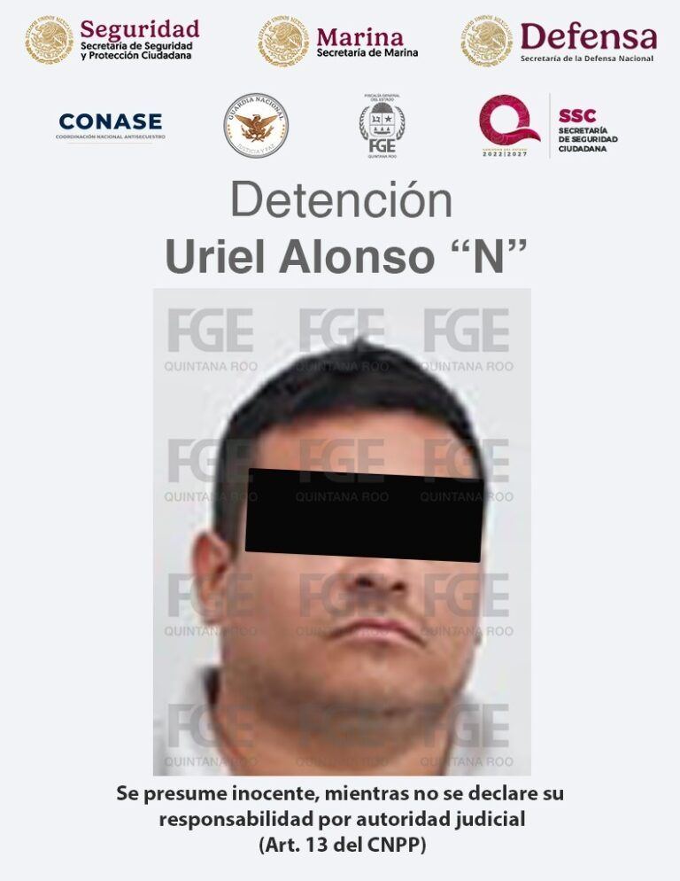 Autoridades en Yucatán capturan objetivo prioritario del Atlas Delictivo de Quintana Roo