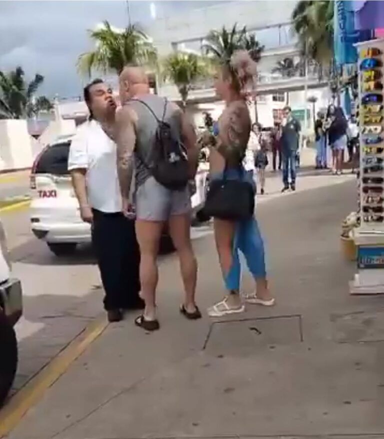 Turista estuvo a punto de llegar a los golpes con un taxista por alto costo del servicio