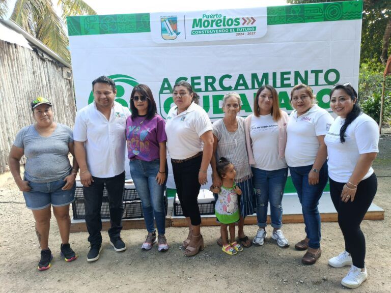 Llevan programa Acercamiento Ciudadano a la Zona Agrícola de Puerto Morelos