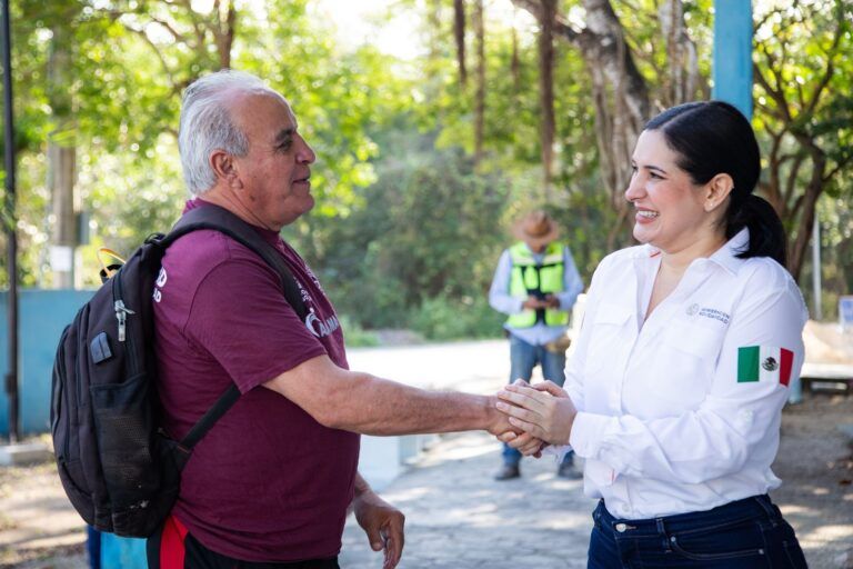 Estefanía Mercado le cumple a habitantes de El Pedregal; remodelan parque de la avenida 90 Norte