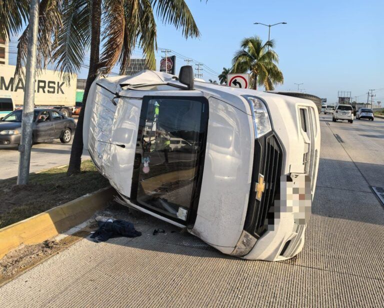 Lunes trágico en Cancún: un muerto, varios heridos y cuantiosos daños por accidentes viales