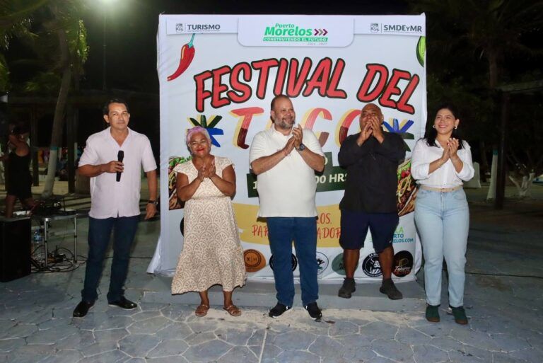 Puerto Morelos disfruta la Tercera Edición del Festival del Taco