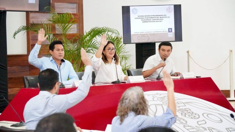 Cabildo de Solidaridad aprueba minuta del proyecto de decreto enviado por la XVIII Legislatura por el sí a Playa del Carmen