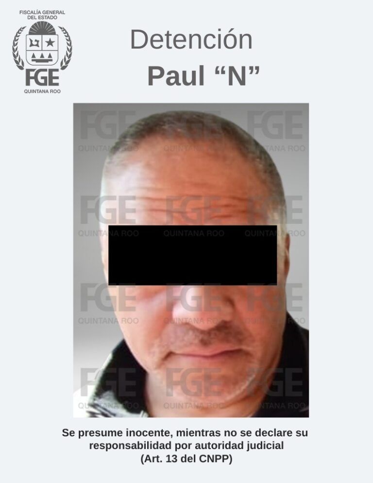 FGE de Quintana Roo e Interpol México capturan a dos extranjeros por fraude a una cadena hotelera en Benito Juárez