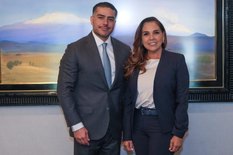 Mara Lezama revisa, con Omar García Harfuch,  coordinación, estrategia y avances de seguridad en Quintana Roo