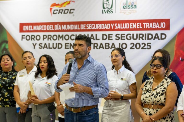 Realiza CROC Quintana Roo Foro Promocional de Seguridad y Salud en el Trabajo