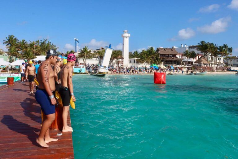 Puerto Morelos brilla en el segundo y último día del Campeonato Nacional de Aguas Abiertas