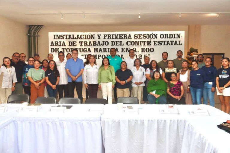Blanca Merari atestigua la Instalación del Comité Estatal de Tortuga Marina 2025