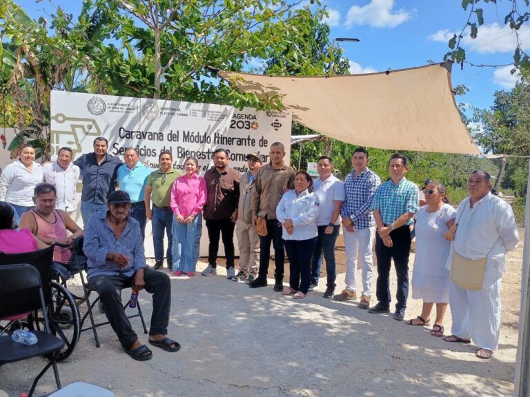 Gobierno de Playa del Carmen llevó el Módulo Itinerante de Servicios del Bienestar Comunitario a la comunidad Los Pájaros