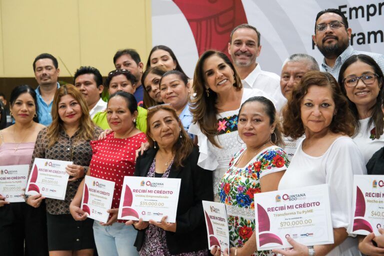 Entrega Mara Lezama 20 créditos para crear nuevos micronegocios y fortalecer existentes, 60% de ellos a mujeres